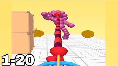 Plunger Hero Level 1-20 Android/iOS Gameplay