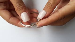 Sterling Silver, Baby Bangle SBB 657