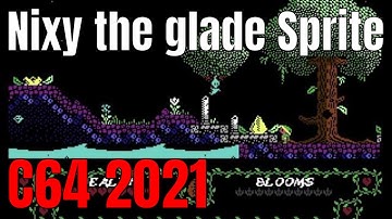 Nixy the glade Sprite NEW C64 GAME 2021