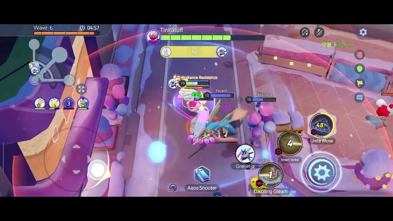 Pokemon Unite - Panic Parade Galarian Rapidash Gameplay- with Kasai and Pajanil