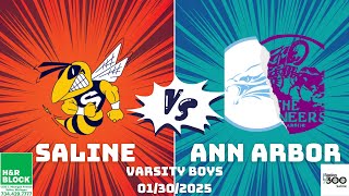Saline Hornets vs. AA Skyline/Pioneer ~ Boys Varsity ~ 01/30/2025