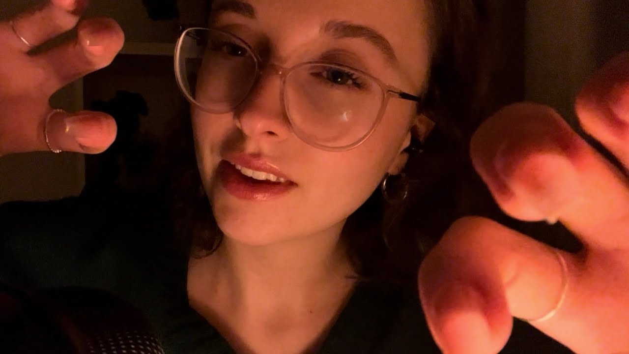 ASMR invisible scratching and plucking with layered mic scratching