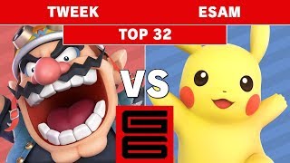 Genesis 6 - TSM | Tweek (Wario) Vs. PG | ESAM (Pikachu) Top 32 - Smash Ultimate
