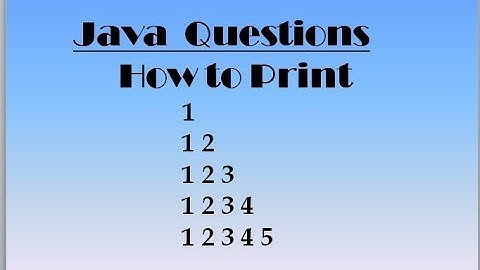 Java Program Print Pattern Series-Pattern 3