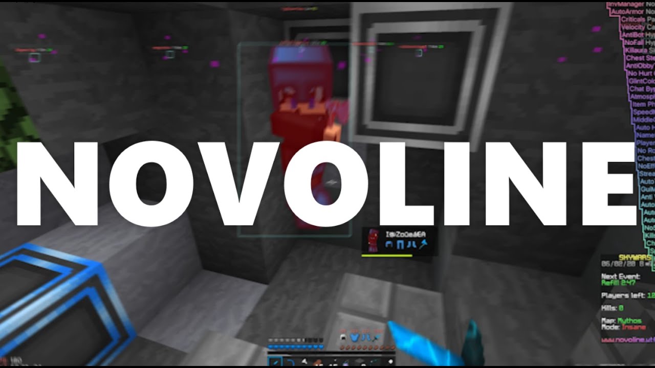 Hypixel Skywars Hacking [FAST FLY] | w/Novoline Client | [PAID] - YouTube