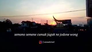 Story Wa. # Pas sayang' di tinggal . Sakit cuk