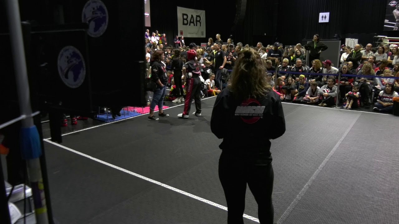 WKUWorld WM 2019 - PFFJ 13-17 -60kg - KIM BERGERON (CAN) VS NIAMH BROWN (NI)