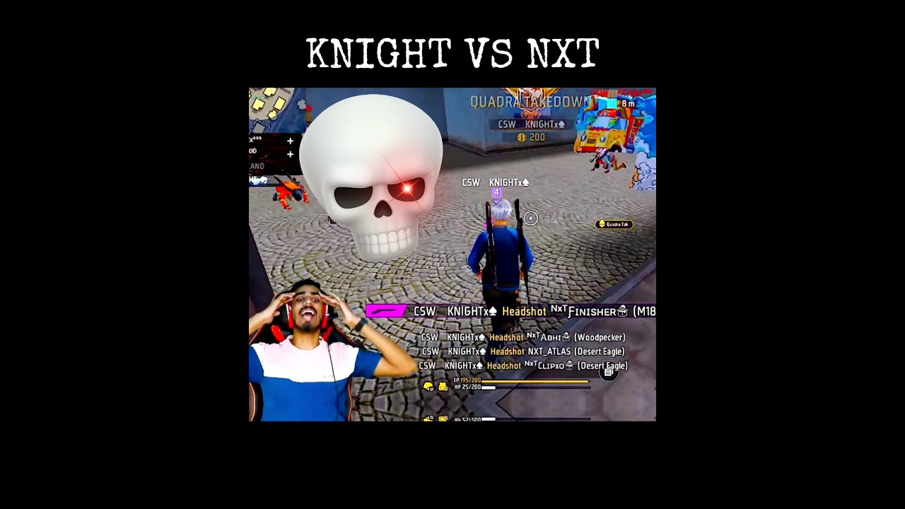 KNIGHT 💪 Finish NXT Only In 5 Sec.🔥 Master Clutch ☠️ 
