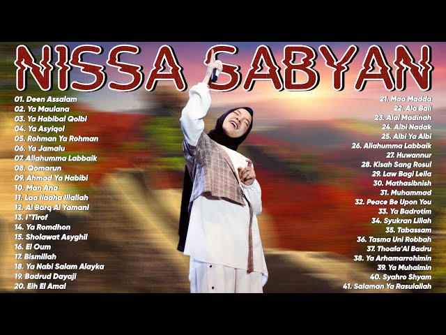 NissaSabyan Full Album 2021 - 41 Lagu Sholawat Nabi NissaSabyan Paling Merdu & Enak Didengar class=