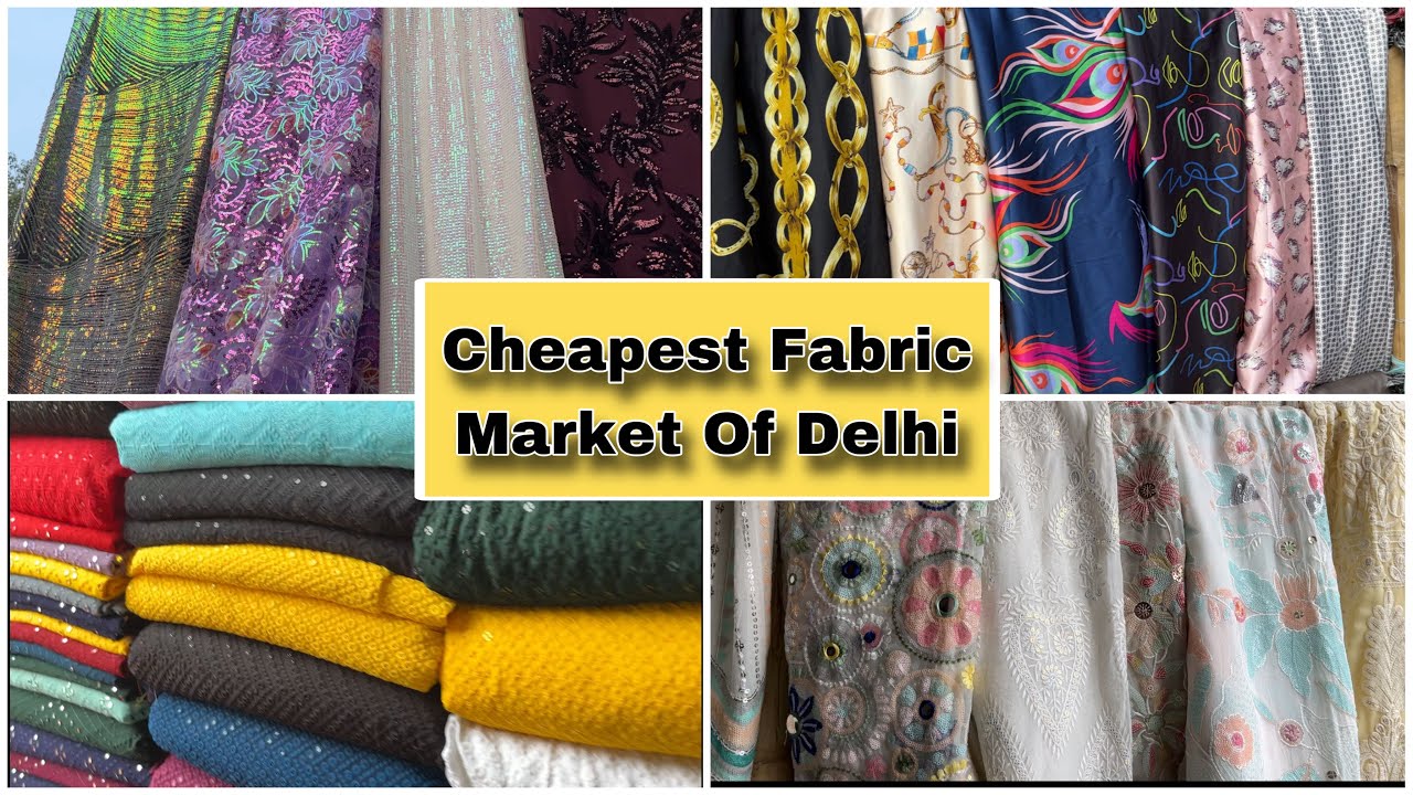 Cheapest Fabric Market In Delhi Designer Fabric For Male and Female Yours Daily Vlog YouTube