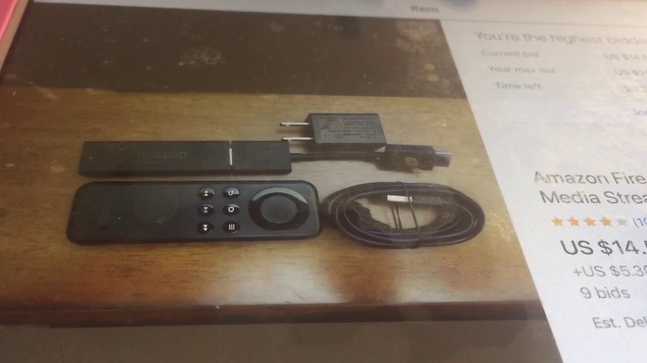 Bidding on amazon fire stick on ebay YouTube