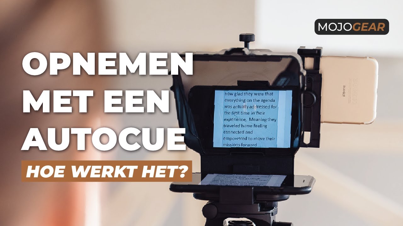 Autocue voor je smartphone & camera📱📸 | Hoe werkt het?