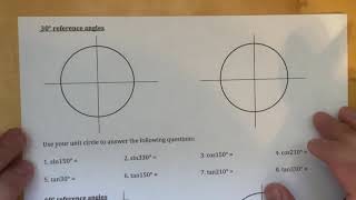 Lesson 9 Reference Angles