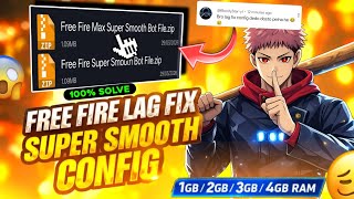 Free Fire Lag Fix New Super Smooth Bot Confi* - FF Lag Fix Config ✅ - Lag Fix 1gb 2gb 3gb ram Mobile screenshot 4
