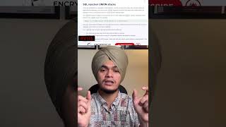 UNION SQL Injection Explained — Secret Table Ka Data #Shorts