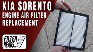 How to Replace Engine Air Filter 2011 Kia Sorento V6 3.5L | TA36124, AF5185