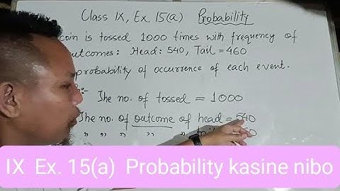 IX  Ex. 15(a) Probability simsake nibo