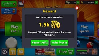 8 Ball pool unlimited free coins links update 👇👇/trick 2017 screenshot 2