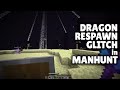 Biggest Glitch in the History of Minecraft Manhunt - Dragon Respawn