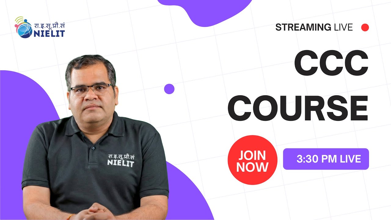 NIELIT CCC Live Online Class | Daily Class | Day 22
