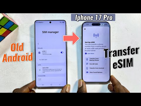 How to Transfer eSIM From Old Android Phone to New iPhone 17 Pro/Pro Max! [Activate]
