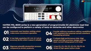 MATRIX DC electronic load- PEL 8300 series #ElectronicLoad screenshot 1