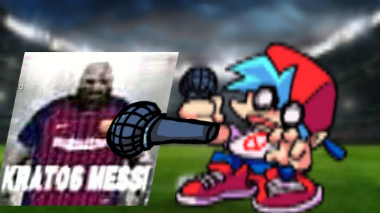FNF Kratos Messi Song (FC) | FNF VS Kratos Messi