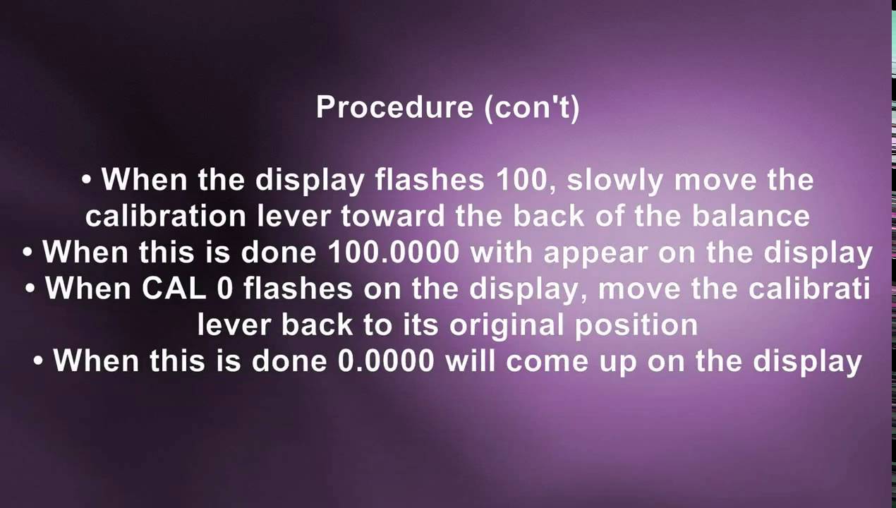 Calibration of the Analytical Balance YouTube