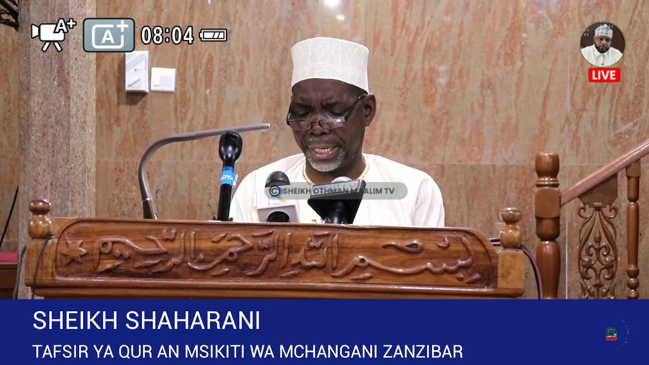 #LIVE SHEIKH SHAHARANI.. TAFSIR YA QUR AN