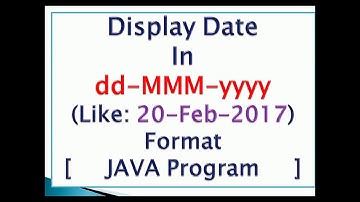Display date in dd-MMM-yyyy format in java