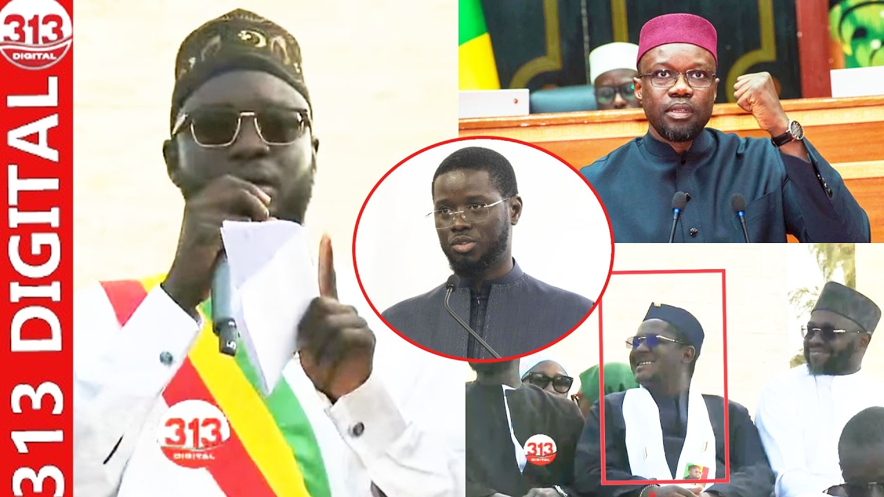 Cheikh O. Bamba Diop scande le nom de Sonko à haute voix devant la foule et lance des piques à Dioma