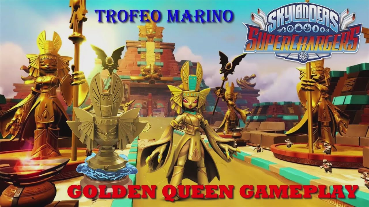 Skylanders Superchargers Trofeo Marino / Golden Queen Gameplay en