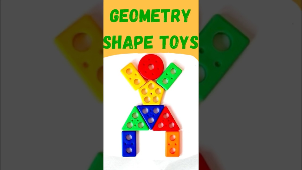 Fun with geometry shape ! Colour learning / Shape recognition / Counting / Hand eye coordination 