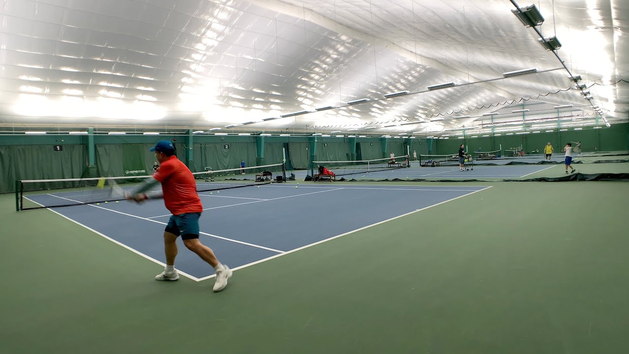 [4K UHD Court-Level] Jackie's Tennis Training - 