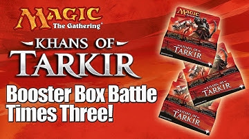 MTG - Khans of Tarkir: Booster Box Battle!