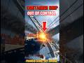 Container Ship Electrical Power Failed?😱⚓️ #ytshorts #shorts #containership #powerfailure #sea