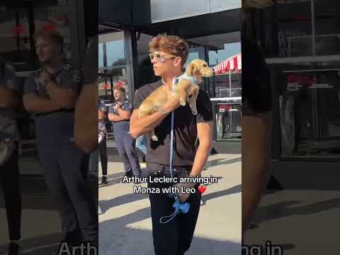 Arthur Leclerc with Leo in Monza 🫶