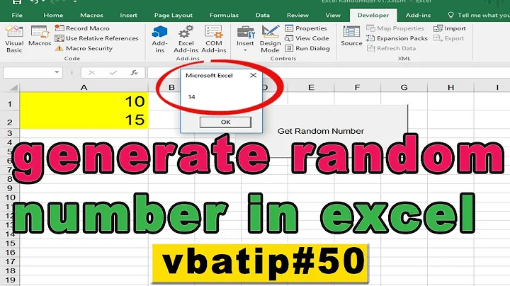 Master Excel VBA Coding Tricks: Generate Random Numbers with Ease