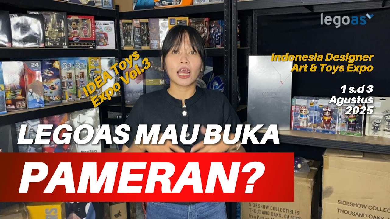 LEGOAS HADIR DI PAMERAN INDONESIA DESIGNER ART-TOYS EXPO VOL-3