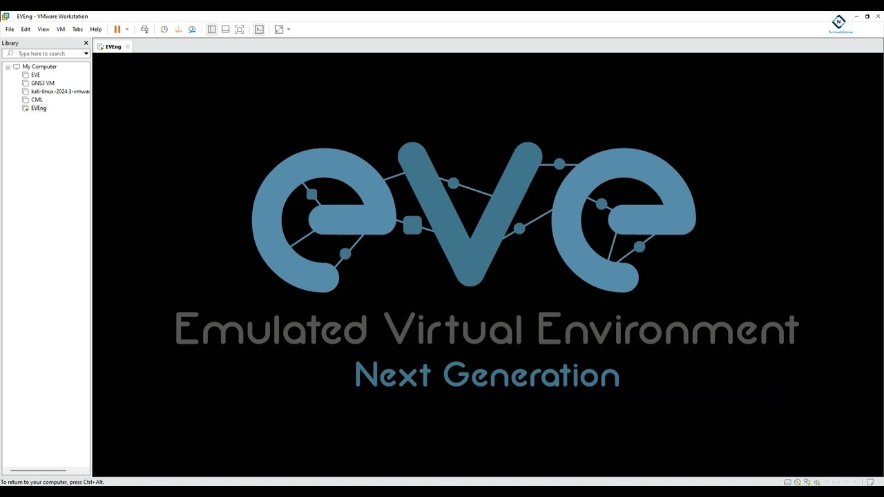 Install EVE Community Edition V6 |  ISO Format  On VMware Workstation