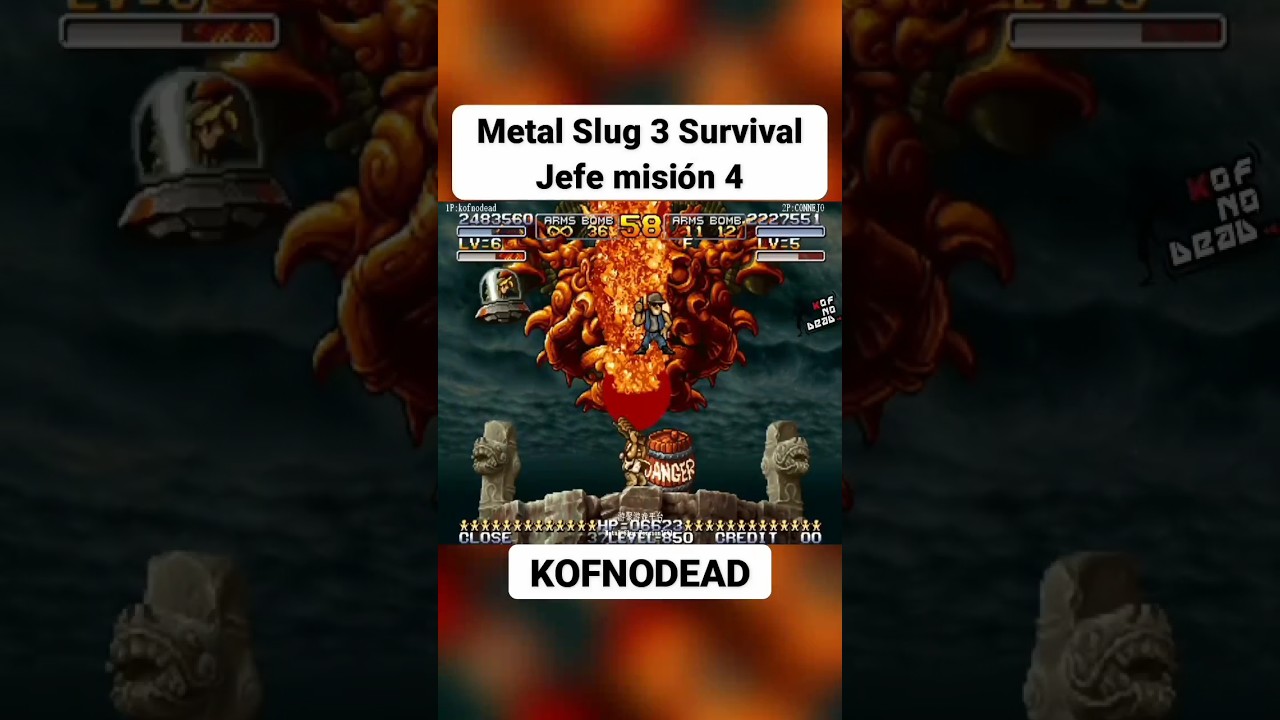 Sol Dae Rokker Metal Slug 3 survival Jefe misión 4 sol dae rokker #kofnodead # ...