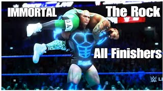 WWE 2K20 IMMORTALS, The Rock All Finishers, Moves screenshot 1