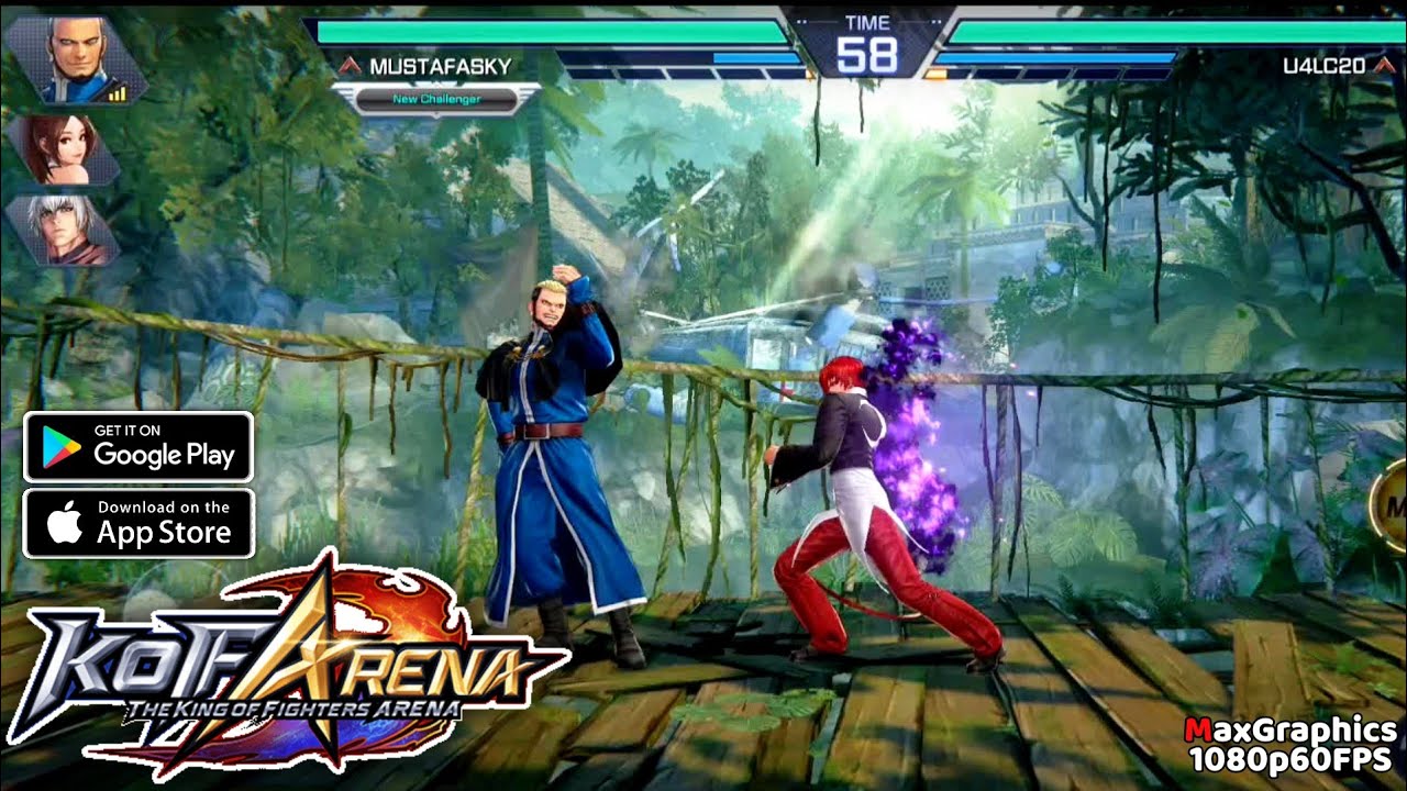 King OF Fighters Arena (Official Release) Gameplay MaxGraphics + Download Link