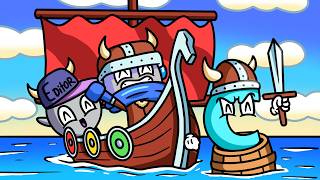 Celebrity We Sail and Pillage as Vikings in Human Fall Flat! Wealth