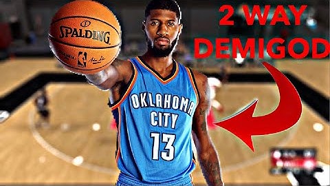 2 WAY DEMIGOD PAUL GEORGE BUILD BEST BADGES TO PLAY GREAT DEFENSE NBA 2k20!