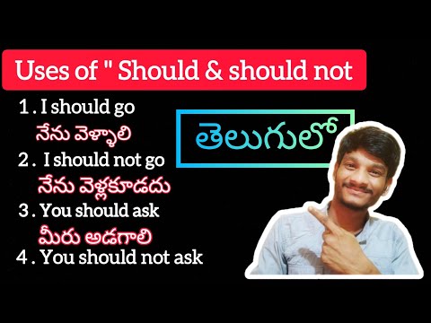 Should I Use Meaning In Telugu
