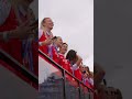 ARSENAL WOMEN CELEBRATE AT CHAMPIONS LEAGUE TROPHY EVENT 🏆🙌 #arsenal  #uwcl