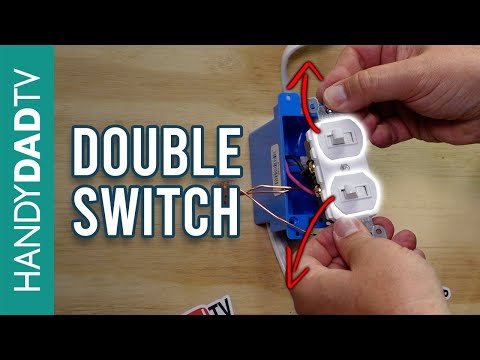Video: Cum conectați un întrerupător cu palete duble?