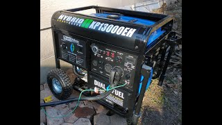 How to drain gas from the DuroMax XP13000EH Generator