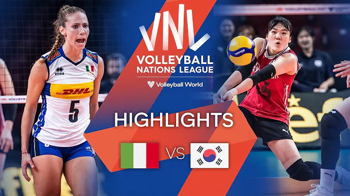 🇮🇹 ITA vs. 🇰🇷 KOR - Highlights Week 3 | Women's VNL 2022 - DayDayNews